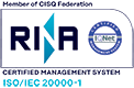 Azienda con certificazione di qualità RINA ISO 20000-1:2011